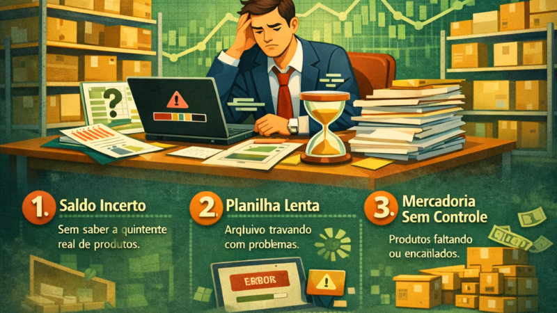 5 Sinais de que as Planilhas de Estoque estão Freando o Crescimento da sua Empresa