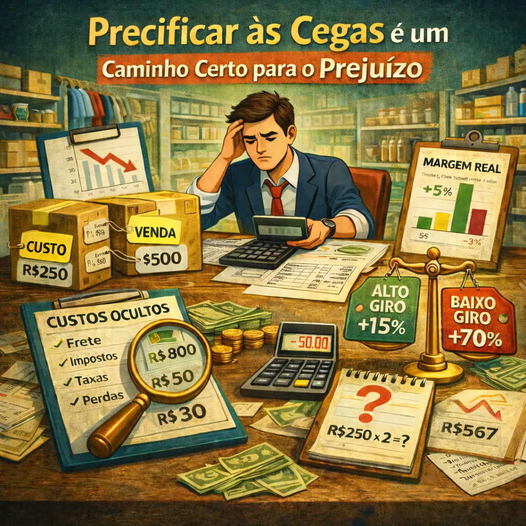 Precificação Inteligente: Você está realmente lucrando ou apenas trocando dinheiro?